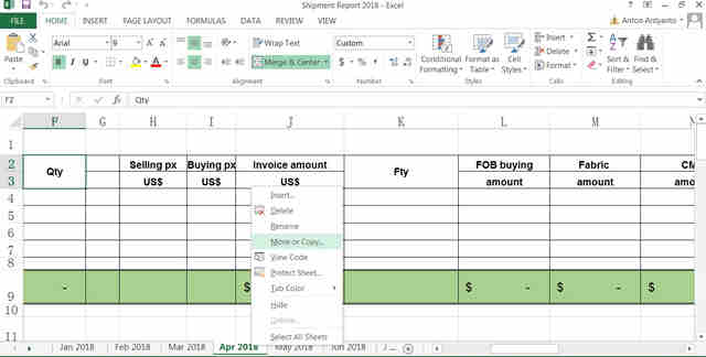 Cara Menjadikan Spreadsheet Excel Menjadi File Terpisah dan Tersendiri